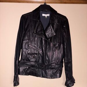 Women’s GoldenBear black Leather Jacket size L